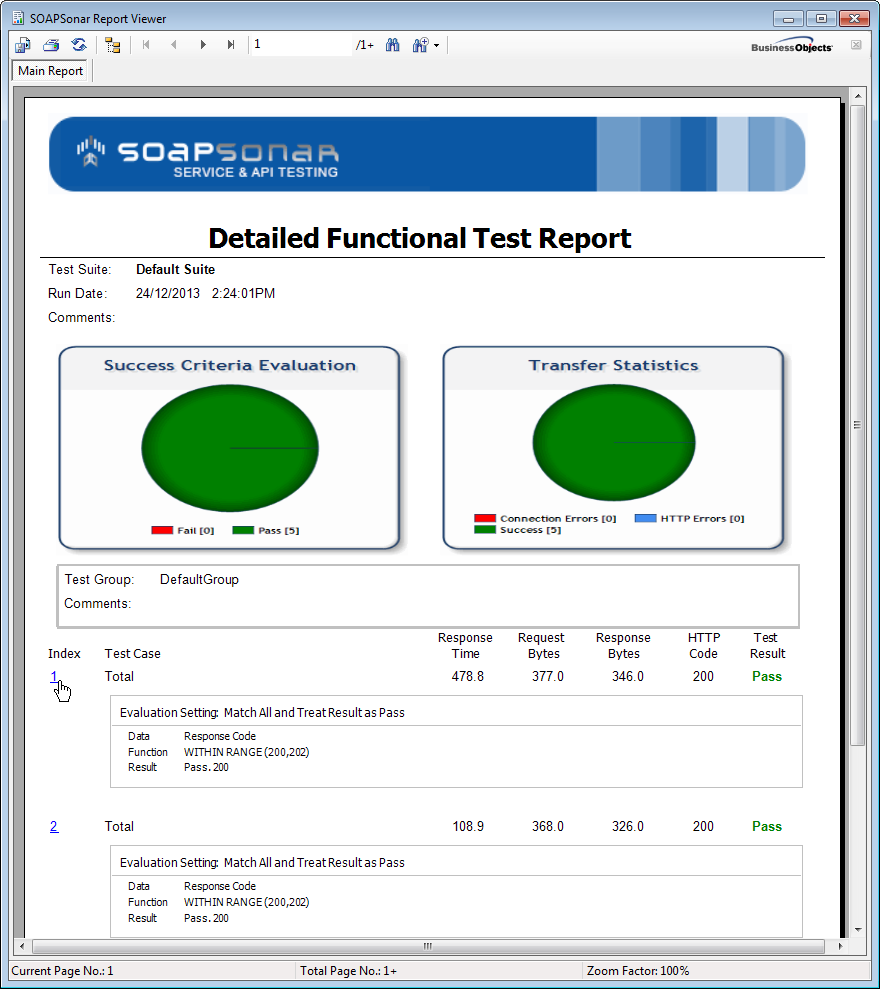 12 test case index